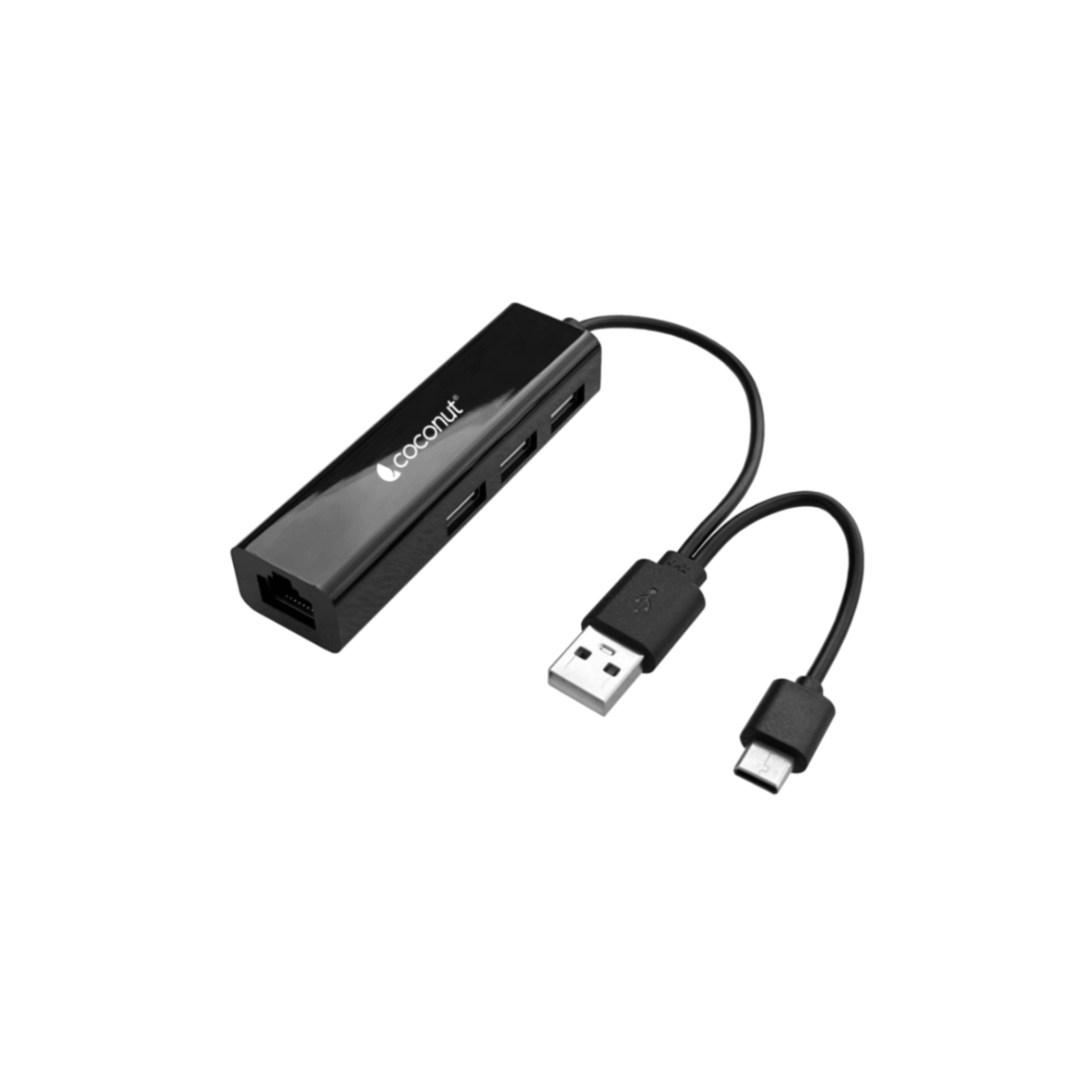UL04 USB A/USB C to USB Hub with Ethernet LAN port